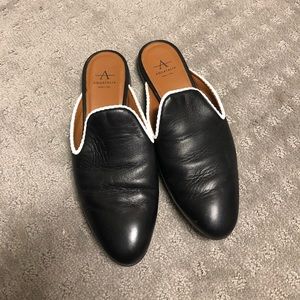 Aquatalia leather slides